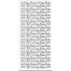 Sticker srebrny 03467 - w dniu ślubu x1 Sticker srebrny 03467 - w dniu ślubu x1