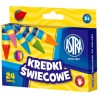Kredki świecowe Astra 24 kol x1 Kredki świecowe Astra 24 kol x1