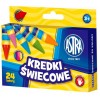 Kredki wiecowe Astra 24 kol x1