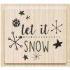 Stempel Heyda gumowy Let it Snow x1