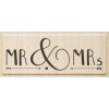 Stempel Heyda gumowy Mr & Mrs x1 Stempel Heyda gumowy Mr & Mrs x1