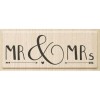 Stempel Heyda gumowy Mr & Mrs x1