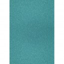 Karton A4 200g brokatowy - morski x1