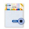 Kostka 3D - kwadraty 5x5x2mm czarne 400e x1 Kostka 3D - kwadraty 5x5x2mm czarne 400e x1