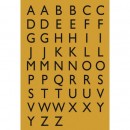 Naklejki HERMA Decor 4145 alfabet folia złota x1