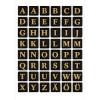 Naklejki HERMA Decor 4130 alfabet folia czarna x1