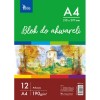 Blok akwarelowy A4 190g Tetis 12k x1 Blok akwarelowy A4 190g Tetis 12k x1