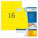 Etykiety Herma kolor 105x37mm żółty x1600