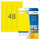 Etykiety Herma kolor 45,7x21,2mm żółty x960