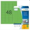 Etykiety Herma kolor 45,7x21,2mm zielony x960
