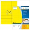 Etykiety Herma kolor 70x37mm żółty x2400 Etykiety Herma kolor 70x37mm żółty x2400