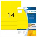 Etykiety Herma kolor 105x42,3mm żółty x280