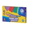 Modelina Astra z brokatem 6 kol. x1 Modelina Astra z brokatem 6 kol. x1