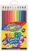 Kredki Patio Jumbo z temperówką 10 kol x1 Kredki Patio Jumbo z temperówką 10 kol x1