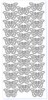 Sticker złoty 10715 - motylki (R28) x1 Sticker złoty 10715 - motylki (R28) x1