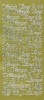 Sticker złoty 20840 - wesołych świąt x1 Sticker złoty 20840 - wesołych świąt x1