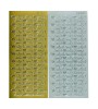 Sticker złoty 02841 - Wesołych Świąt x1 Sticker złoty 02841 - Wesołych Świąt x1