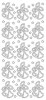 Sticker złoty 03580 - dzwonki x1 Sticker złoty 03580 - dzwonki x1