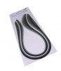 Paski do quillingu 3mm czarno-szare x100 Paski do quillingu 3mm czarno-szare x100