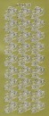 Sticker złoty 06503 - róże x1 Sticker złoty 06503 - róże x1