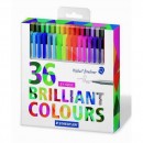 Cienkopisy Staedtler Brilliant Colours 36kol x1