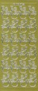 Sticker srebrny 07082 - bałwanki x1 Sticker srebrny 07082 - bałwanki x1